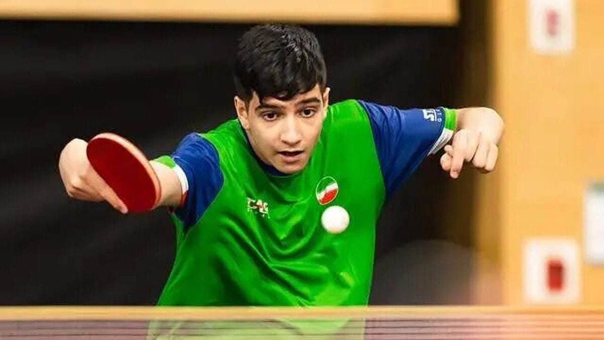 «غول‌کش ۱۵ ساله ایران در تنیس روی میز آسیا درخشید»2